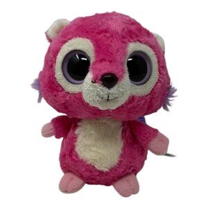 Aurora YooHoo & Friends Nook the Beaver Plush Stuffed Animal Pink Purple Tail